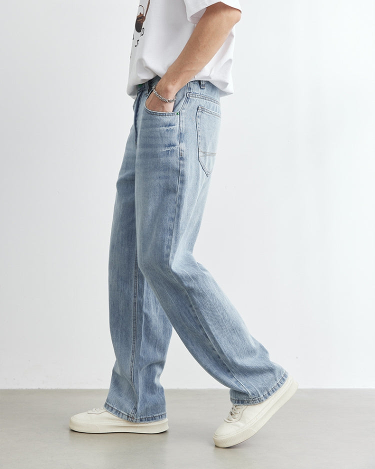 Faded Sky Jeans mit geradem Bein