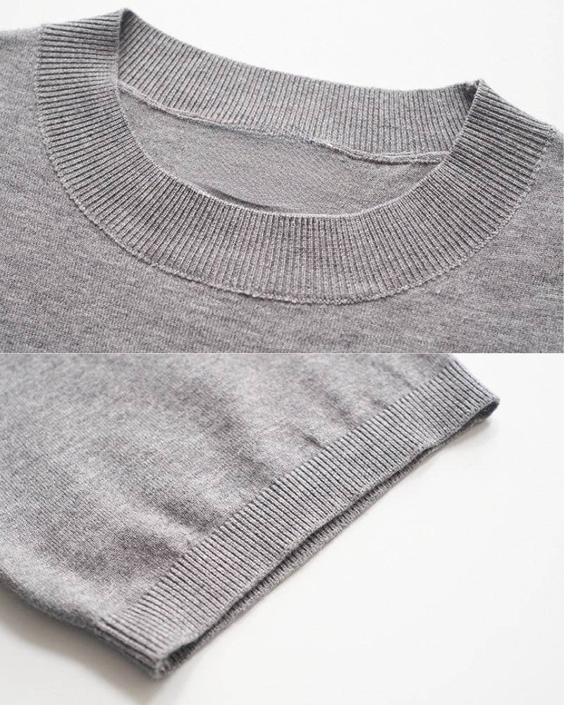 Long Elbow Sleeve Crewneck T-Shirt