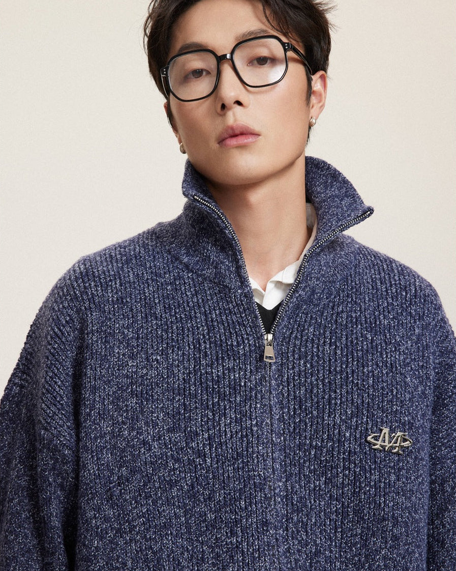 The Ridgeline Zip Knit Cardigan