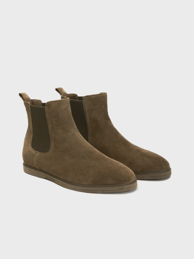 Botas Chelsea Caqui