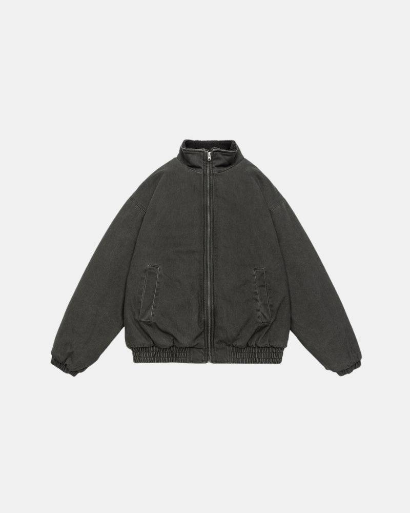 Sherpa‑Lined Bomber Jacket