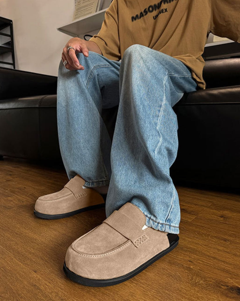 Wildleder Slipper Loafers