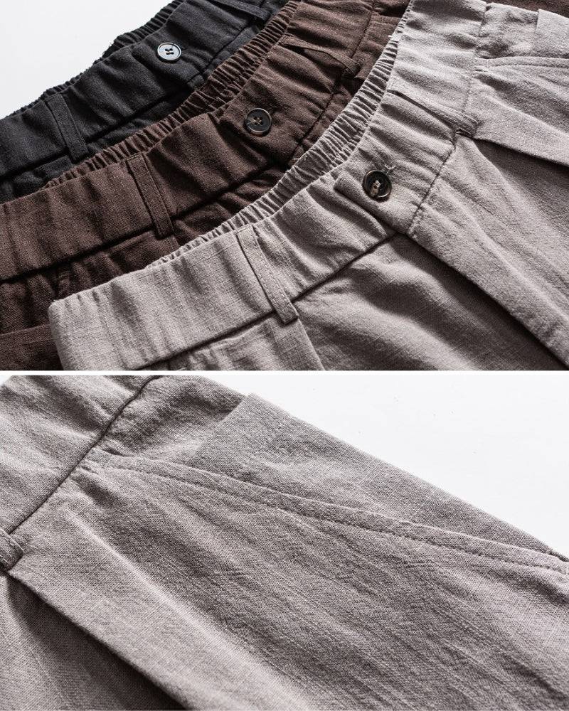 Relaxed Classic Linen Blend Shorts