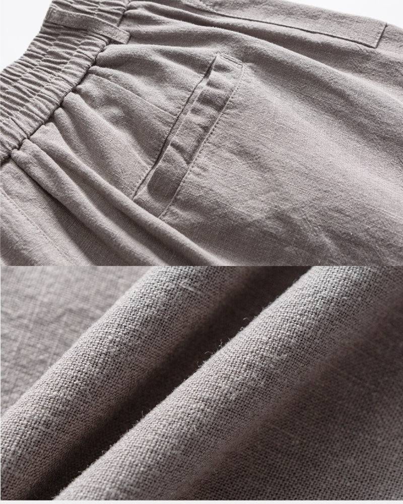 Relaxed Classic Linen Blend Shorts