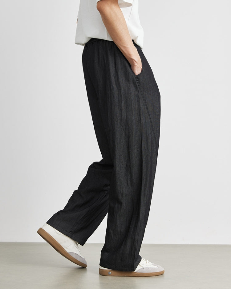 Baggy Leinen Atmungsaktive Komfort-Hose