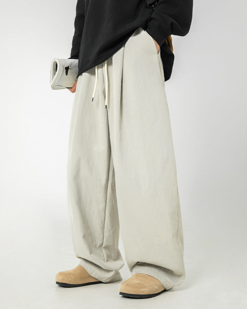 The Contour Pleat Drawstring Trousers