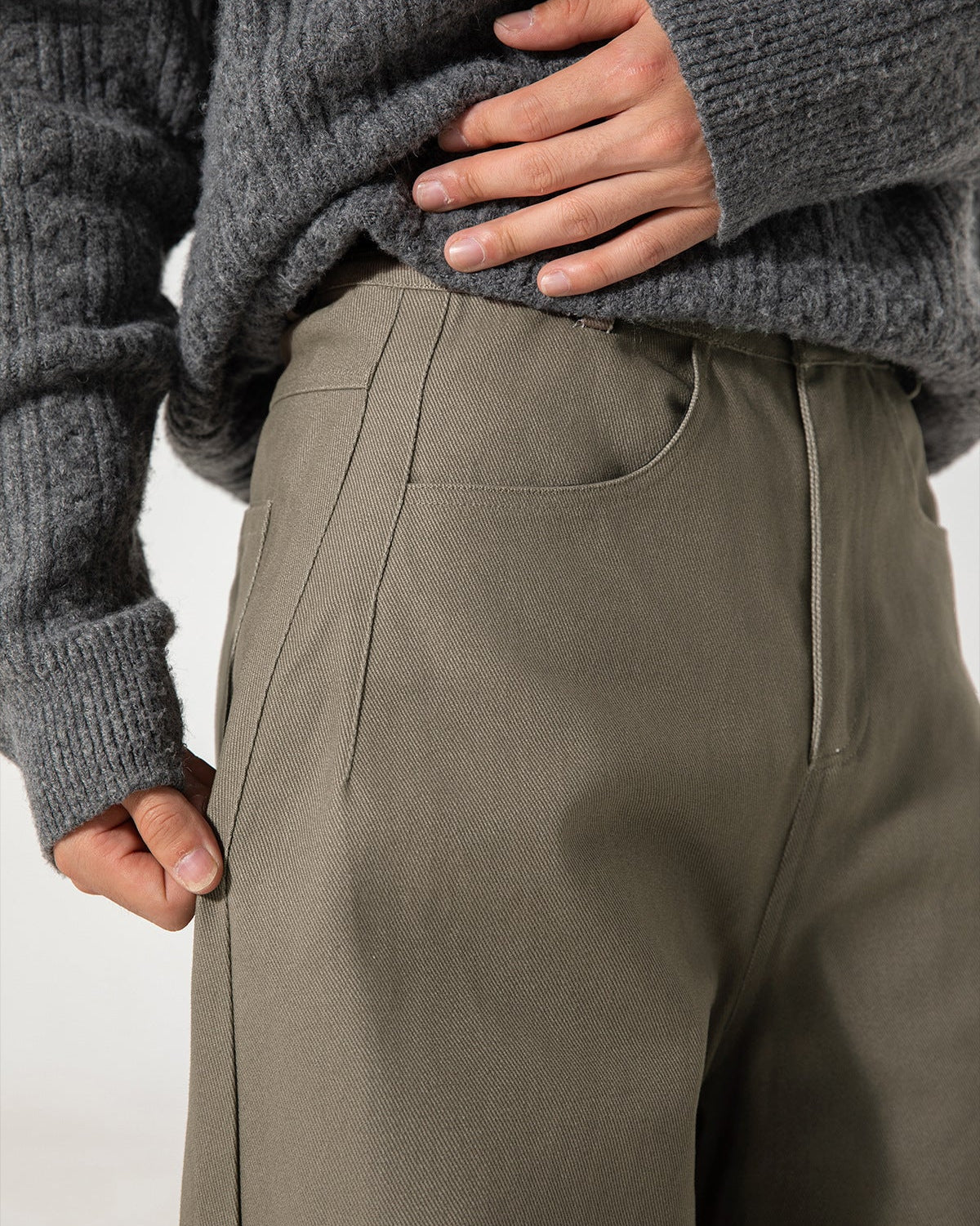 The Stanton Pleated Cargo Jeans