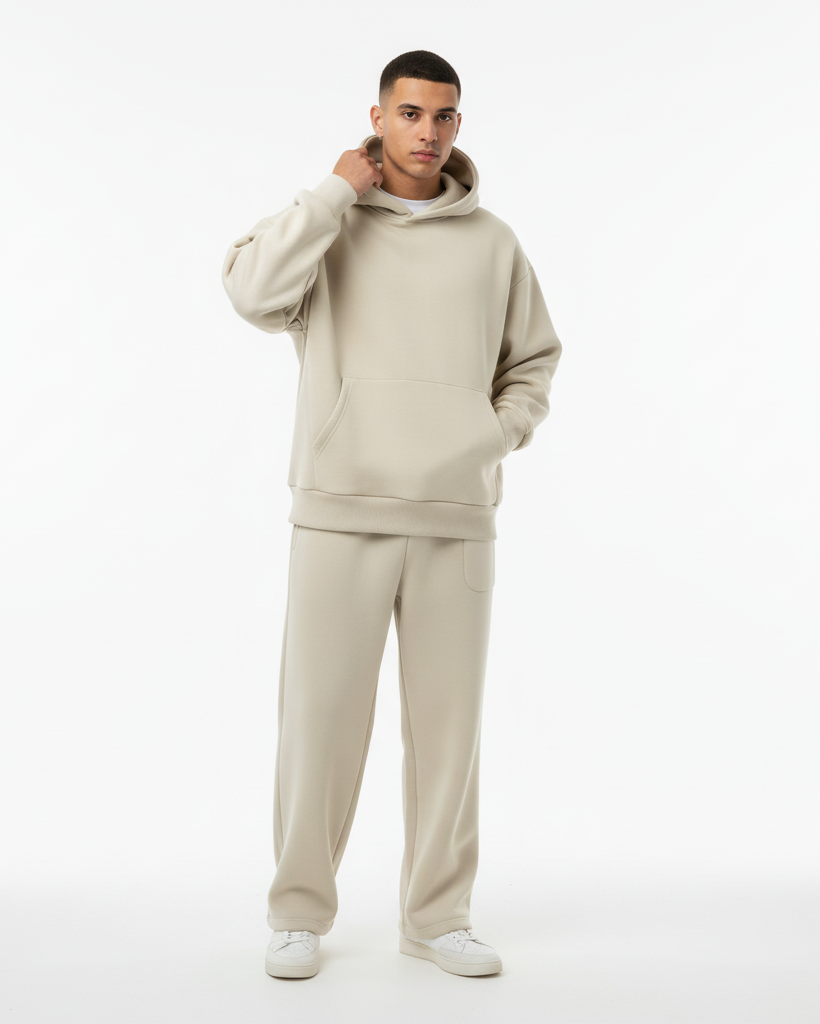 2-piece Loose Fit Hoodie and Joggers Set