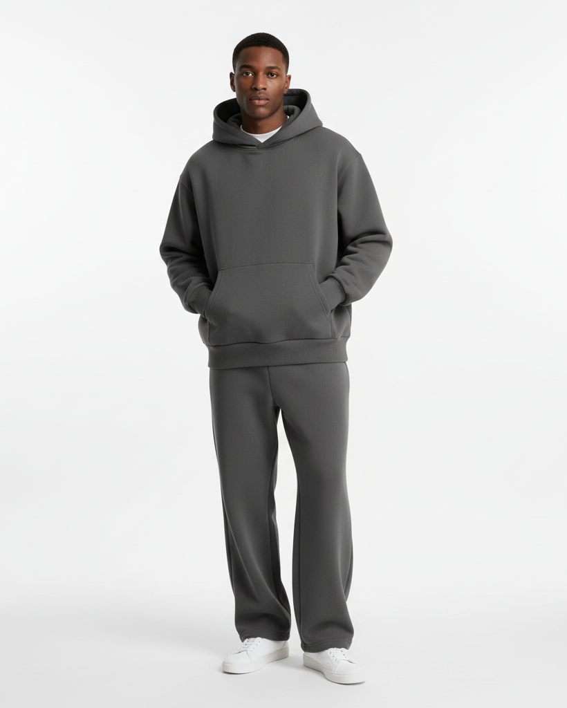 2-piece Loose Fit Hoodie and Joggers Set