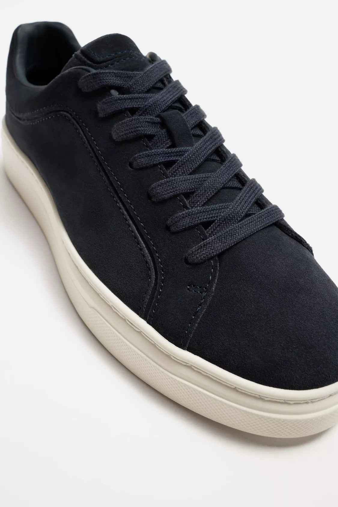 FAUX SUEDE SIMPLE SNEAKER NAVY