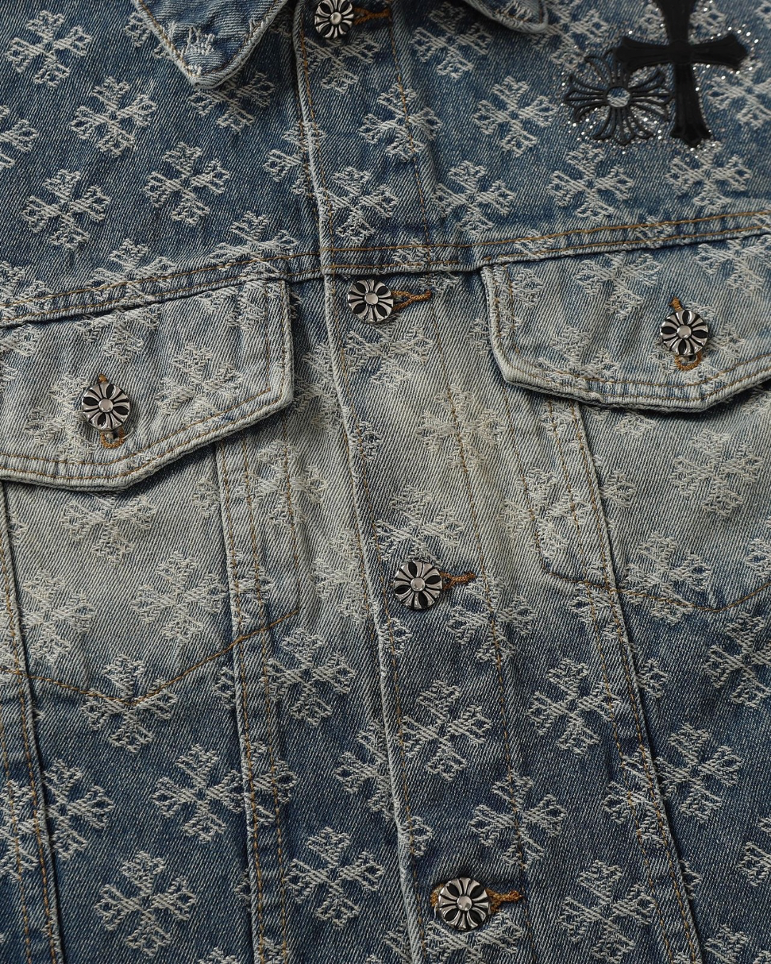 Monogram Washed Denim Jacket