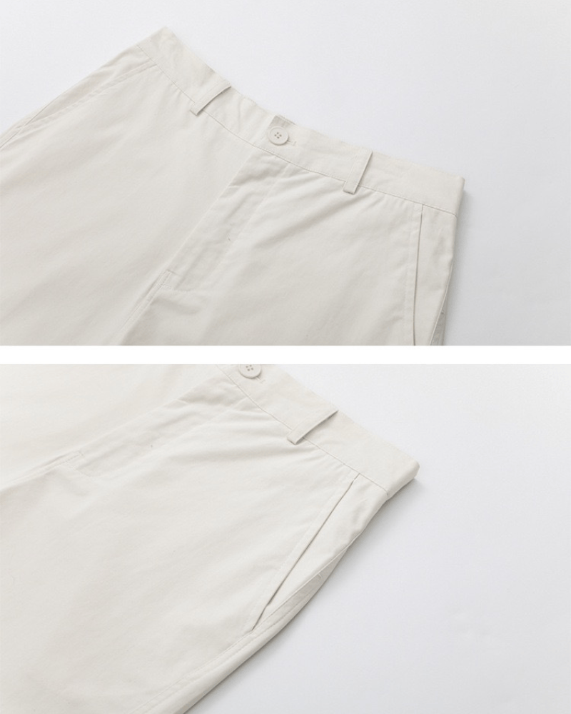 Classic Tailored Cotton Shorts