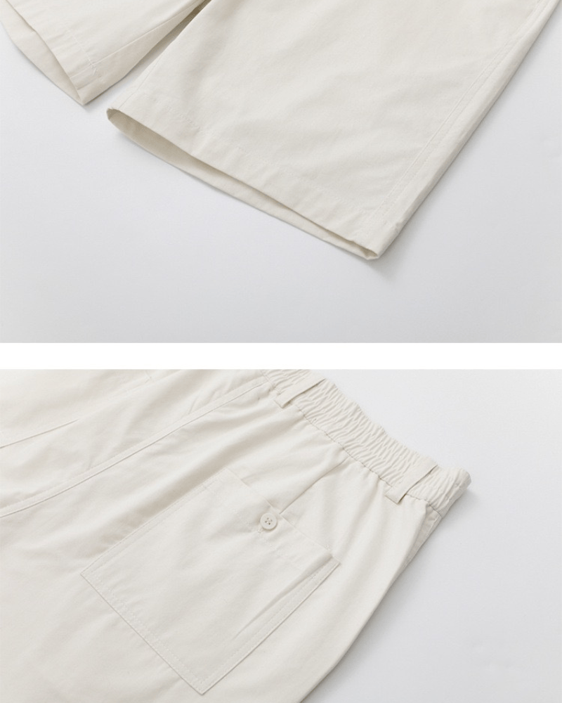 Classic Tailored Cotton Shorts