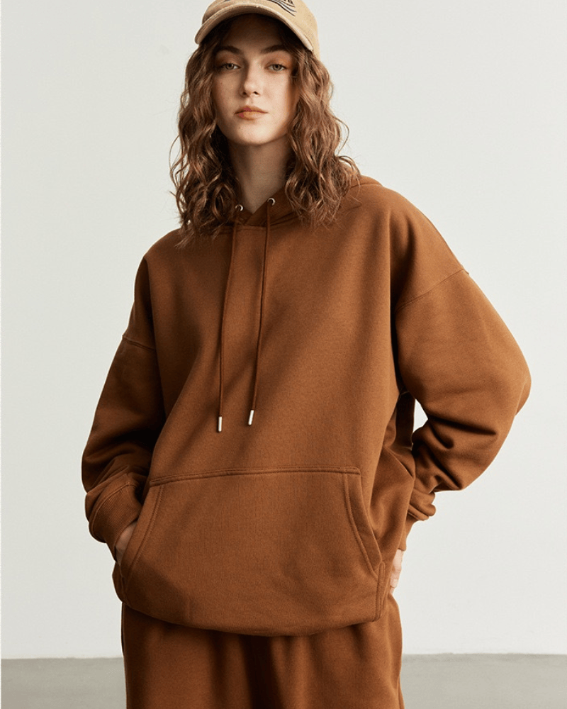 Oversized Hoodie with Drawstrings