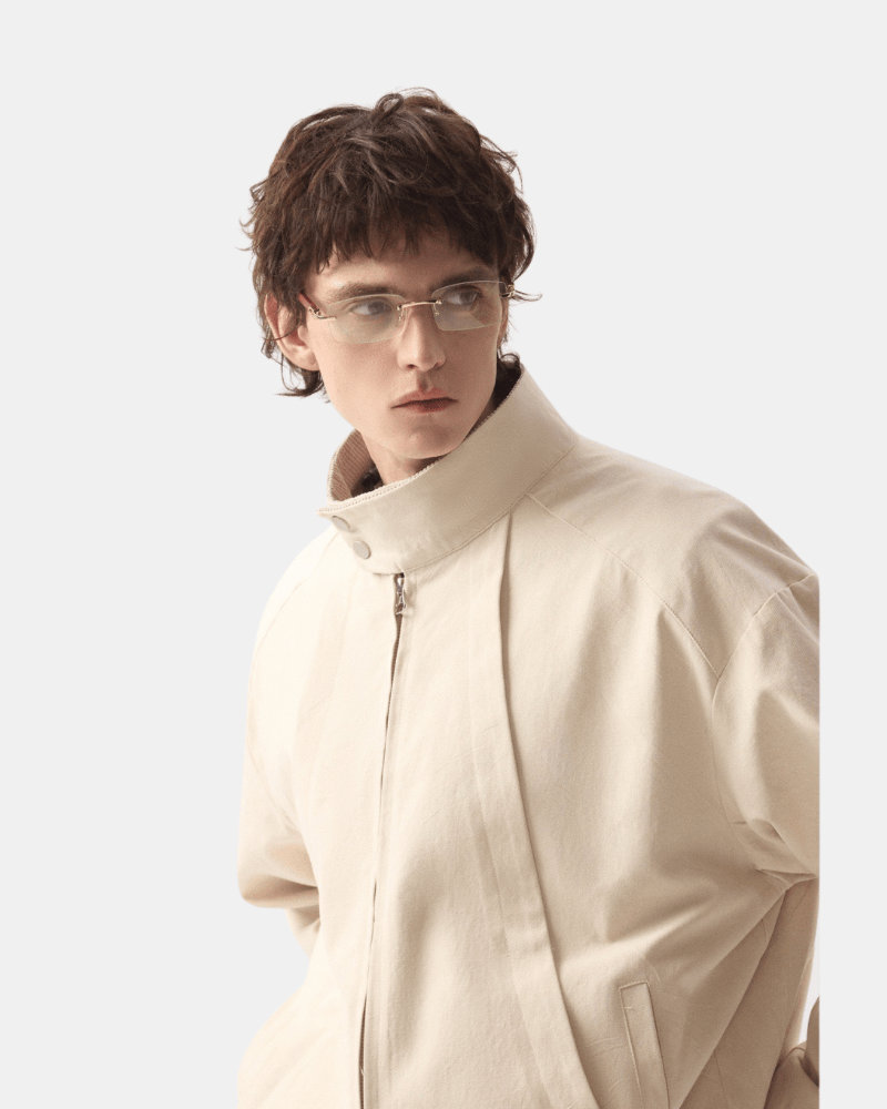 Stand‑Collar Zip Jacket