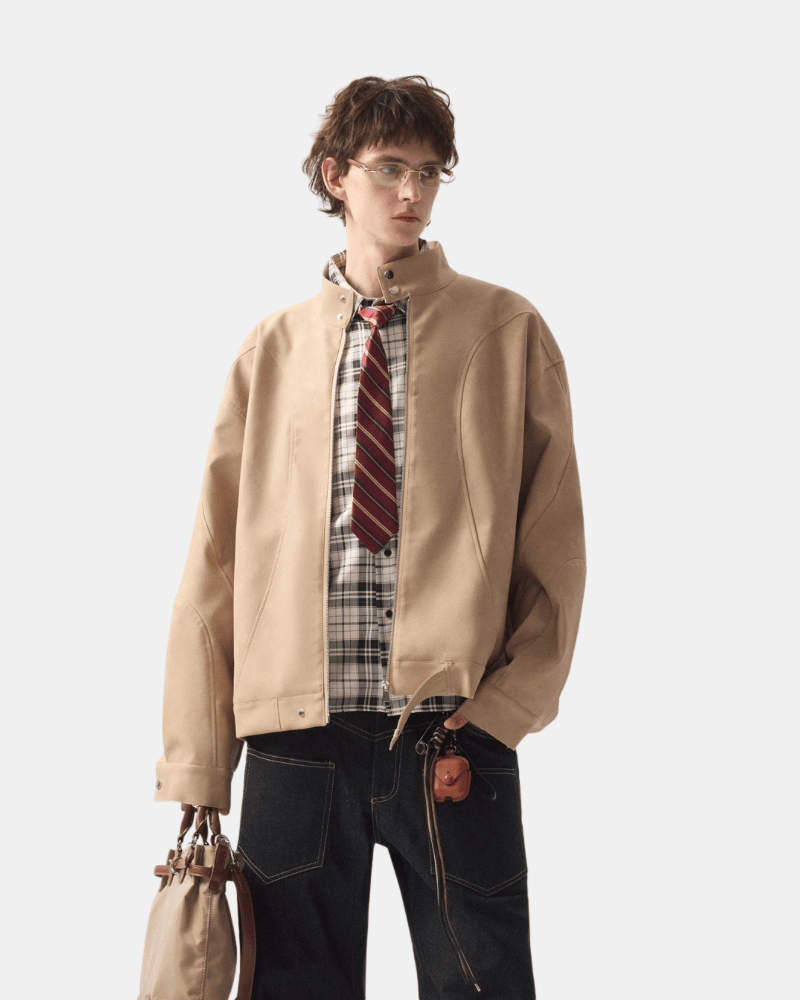 Stand‑Collar Jacket