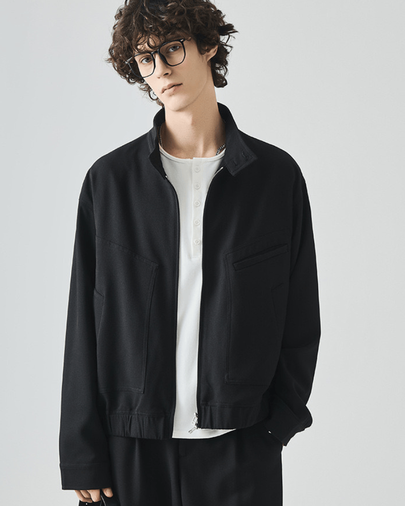 Tour’s High‑Neck Utility Zip Jacket