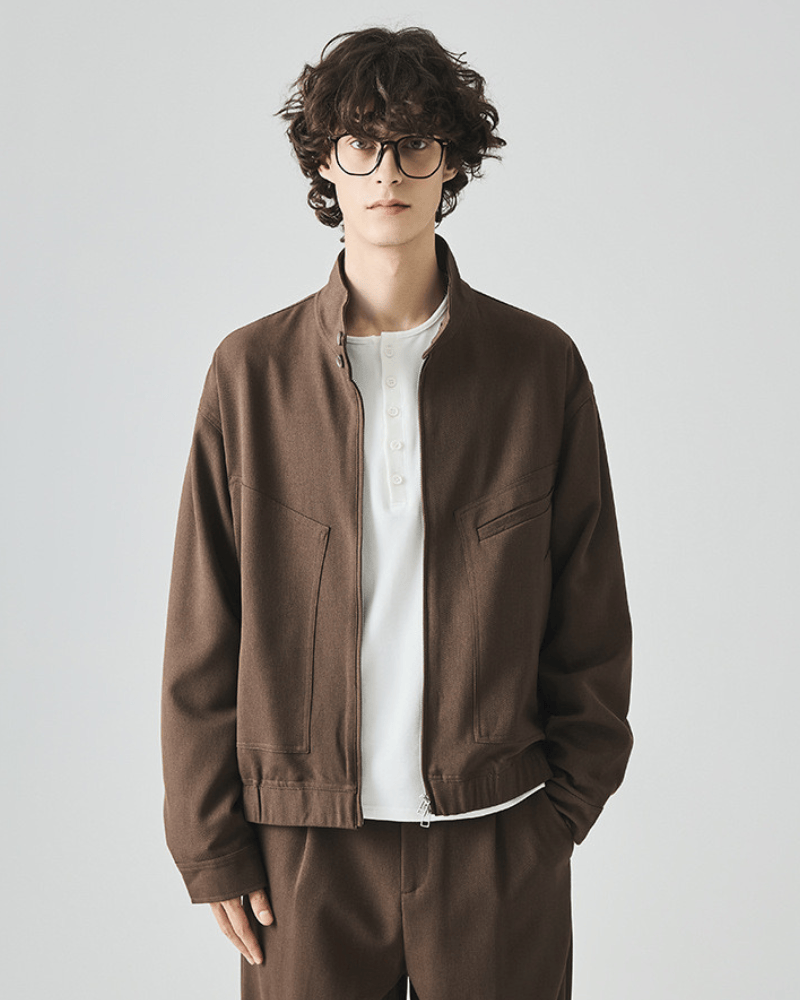 Tour’s High‑Neck Utility Zip Jacket