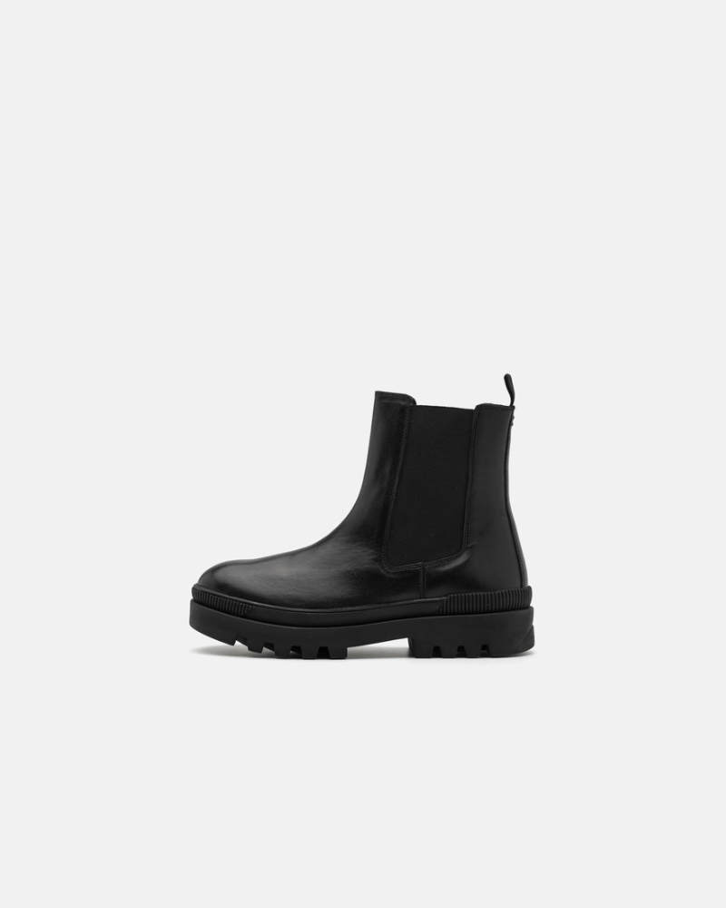 Laceless ankle boots - Black