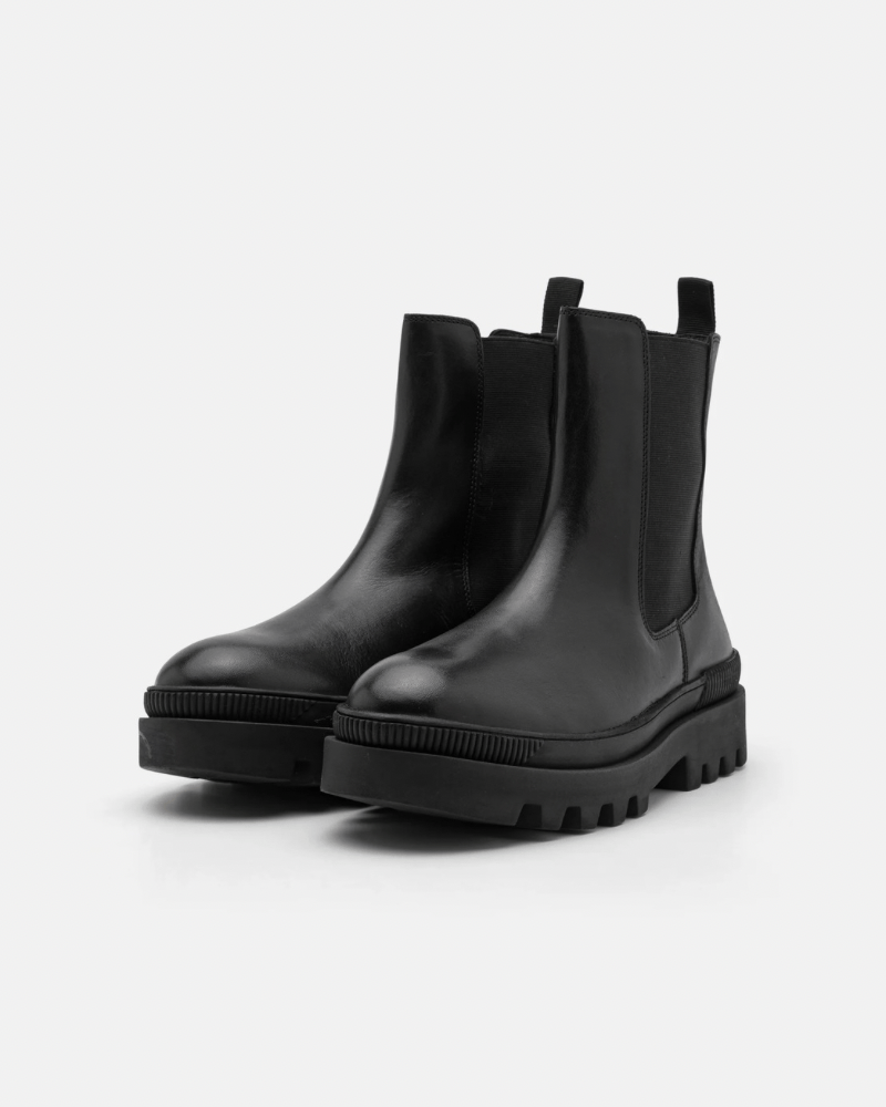 Laceless ankle boots - Black