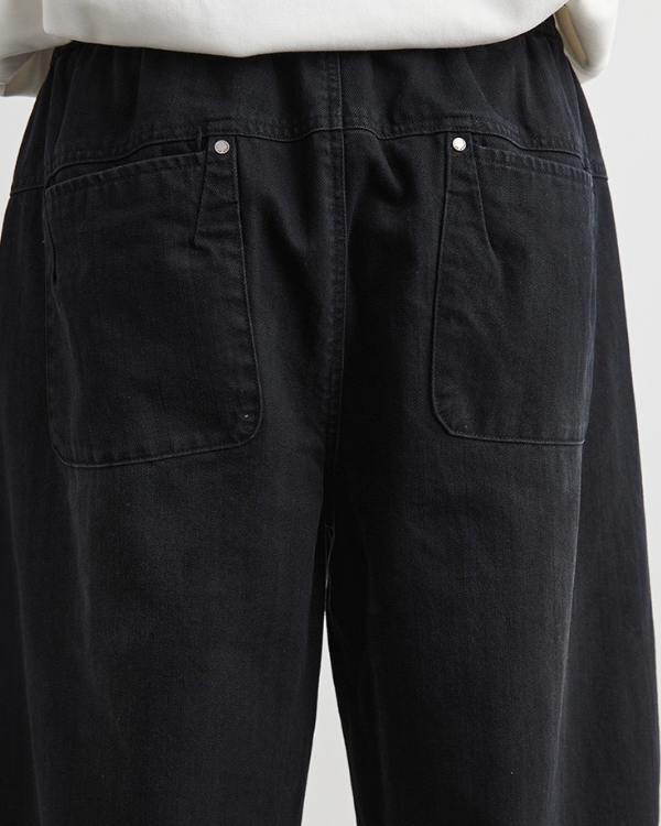 Washed off Lounge Pants with Drawstrings