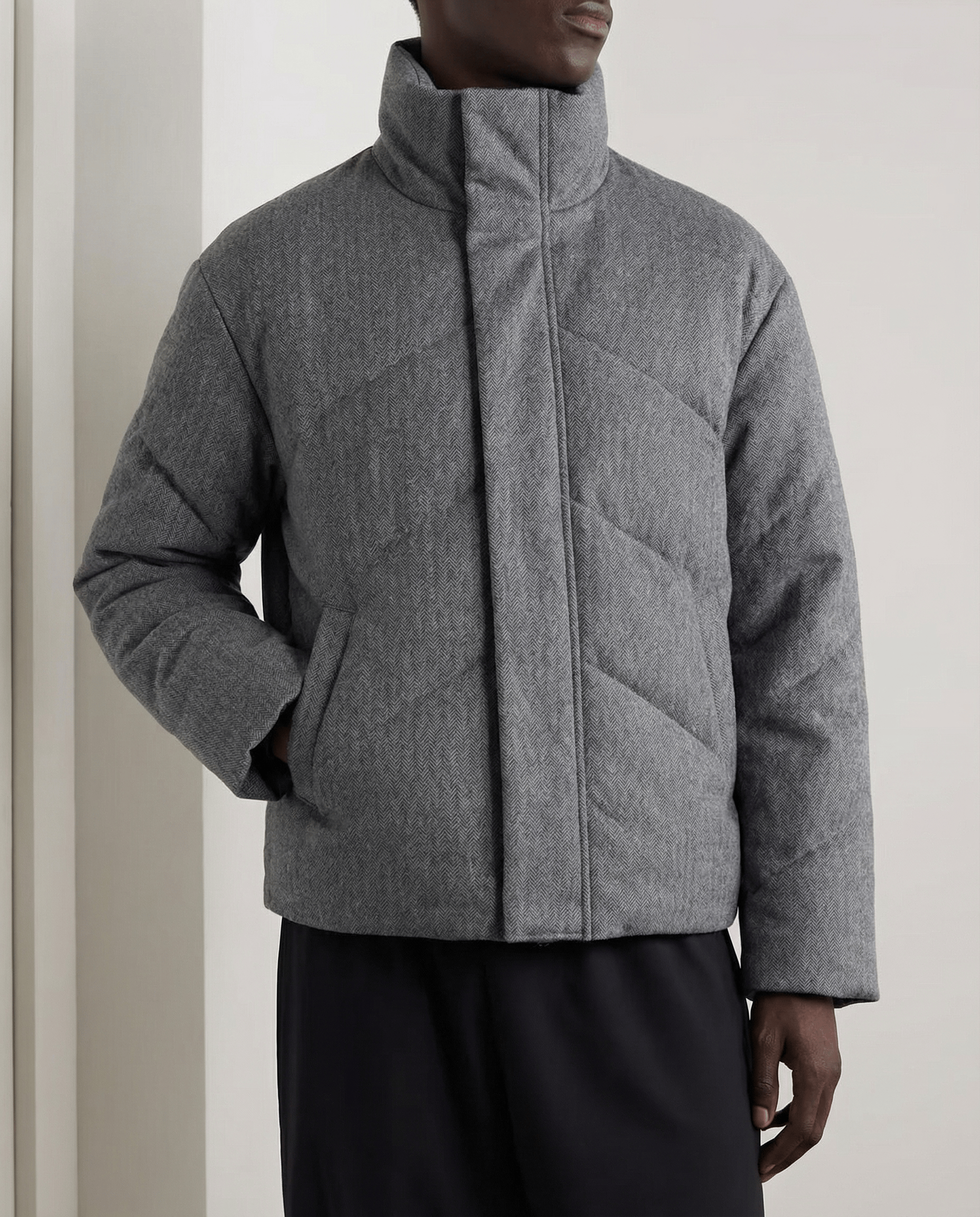 Insulated High‑Neck Puffer Jacket