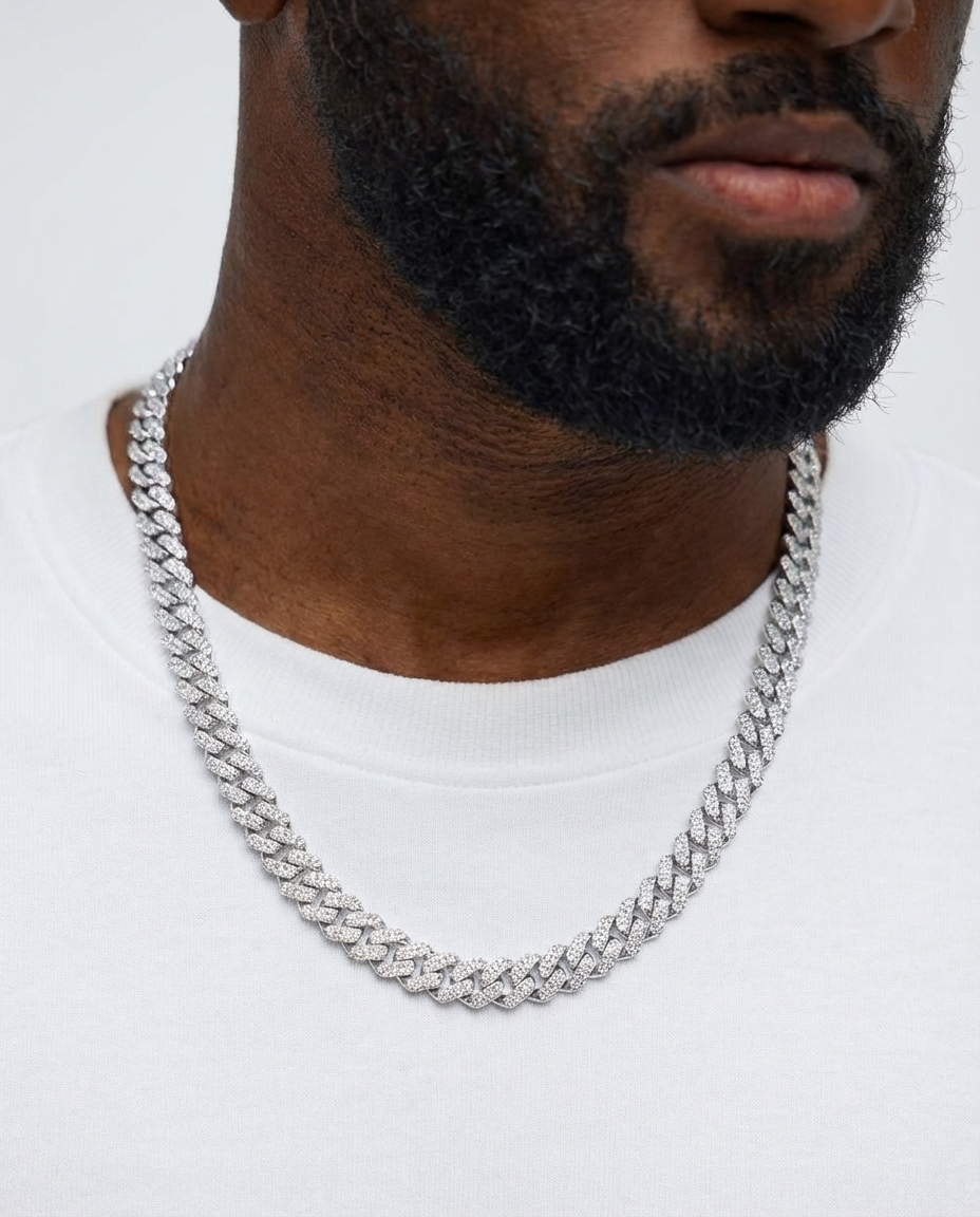 Luxe Pavé Cuban Link Necklace
