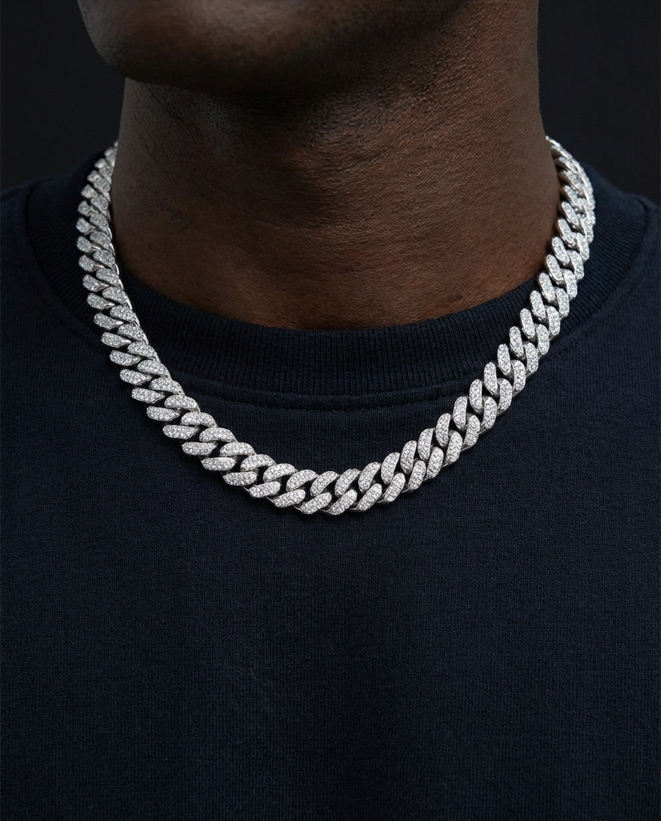 Royal Iced Cuban Link Necklace