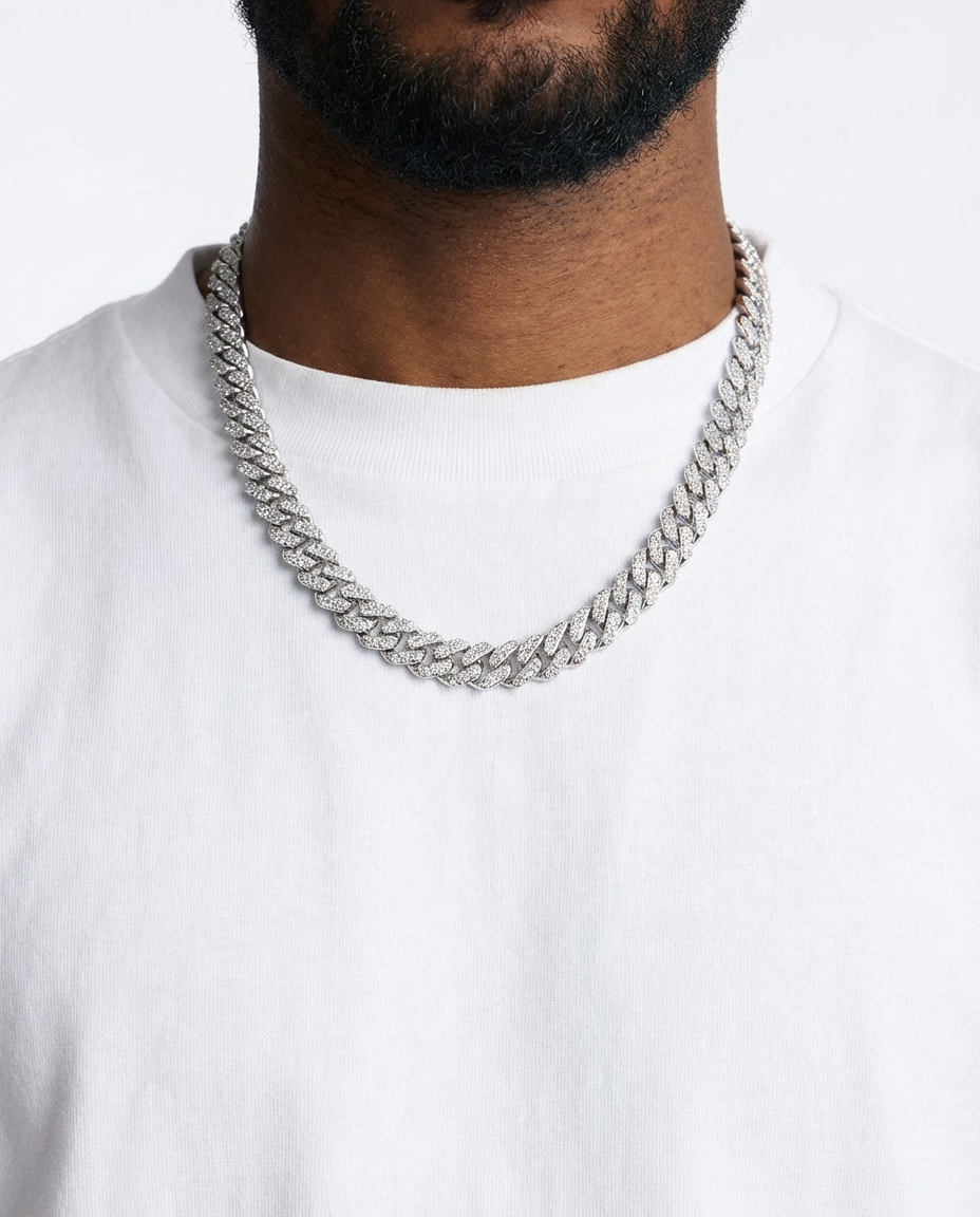 Imperial Diamond Cuban Chain Necklace