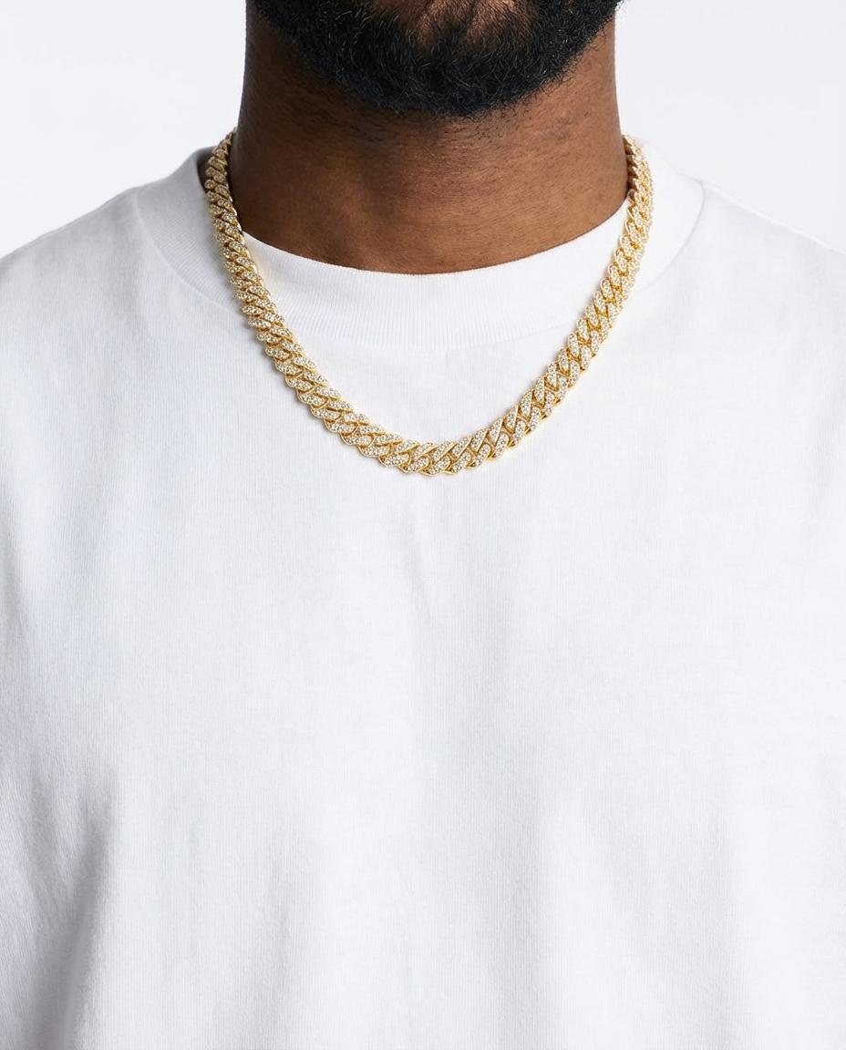 Imperial Diamond Cuban Chain Necklace