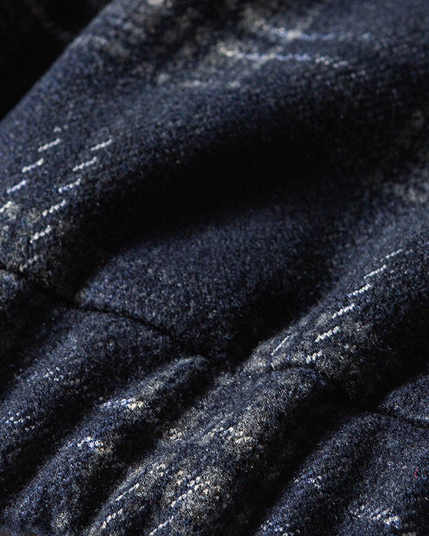 The Harborstone Loose Plaid Woolen Jacket