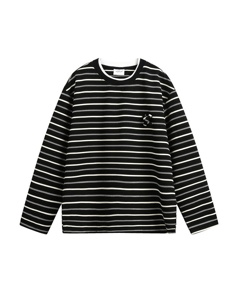 The Strata Line Crew Pullover Sweater