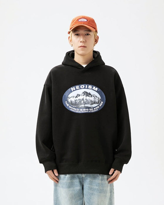 The Norvale Campus Hoodie Vintage Hooded Sweater