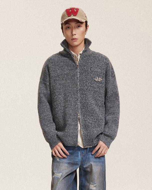 The Urban Edge Zipper Cardigan