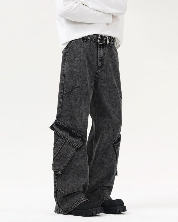 The Highstreet Cargo Straight Jeans