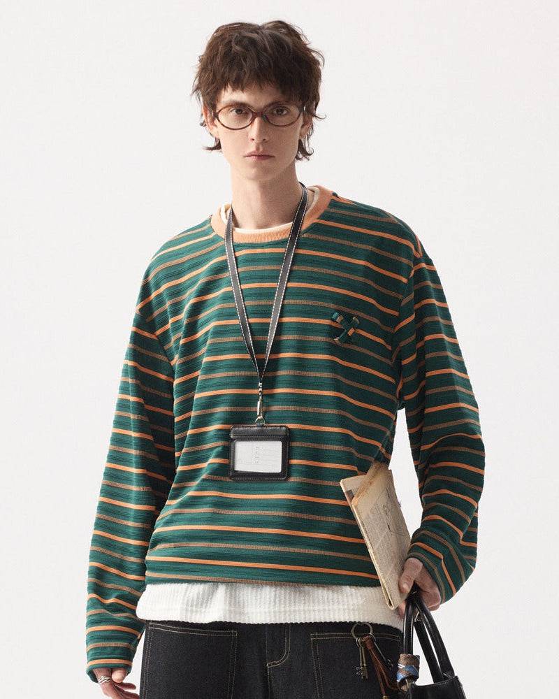 The Strata Line Crew Pullover Sweater