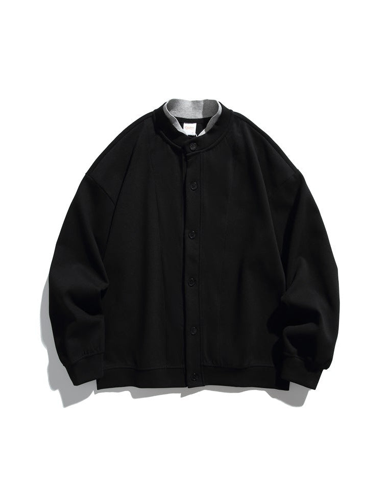 The Ashen Loose Fit Stand-Up Cardigan