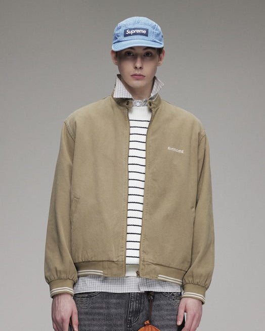 The Skyline Preppy Style Stand Collar Jacket