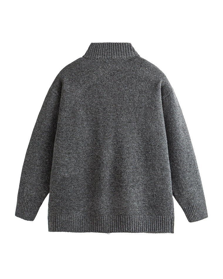 The Riverset Vintage Zipper Cardigan