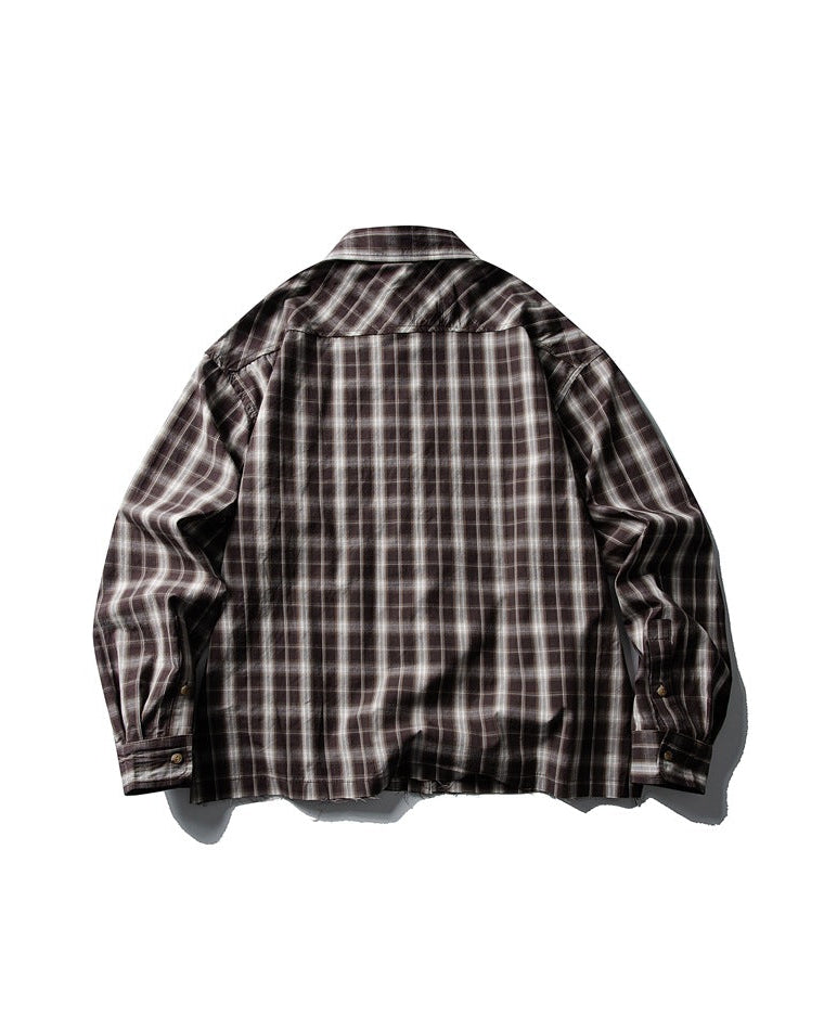 The Westport Raw Edge Long Sleeve Cotton