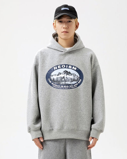 The Norvale Campus Hoodie Vintage Hooded Sweater