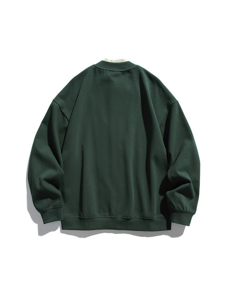 The Ashen Loose Fit Stand-Up Cardigan