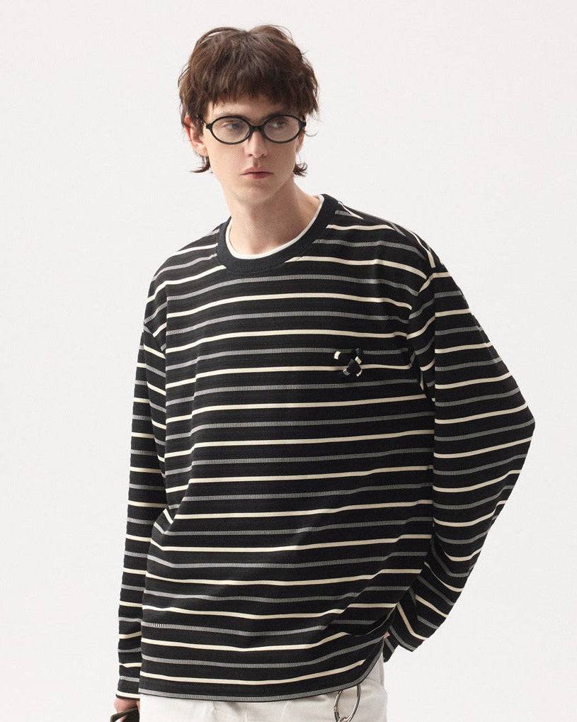 The Strata Line Crew Pullover Sweater