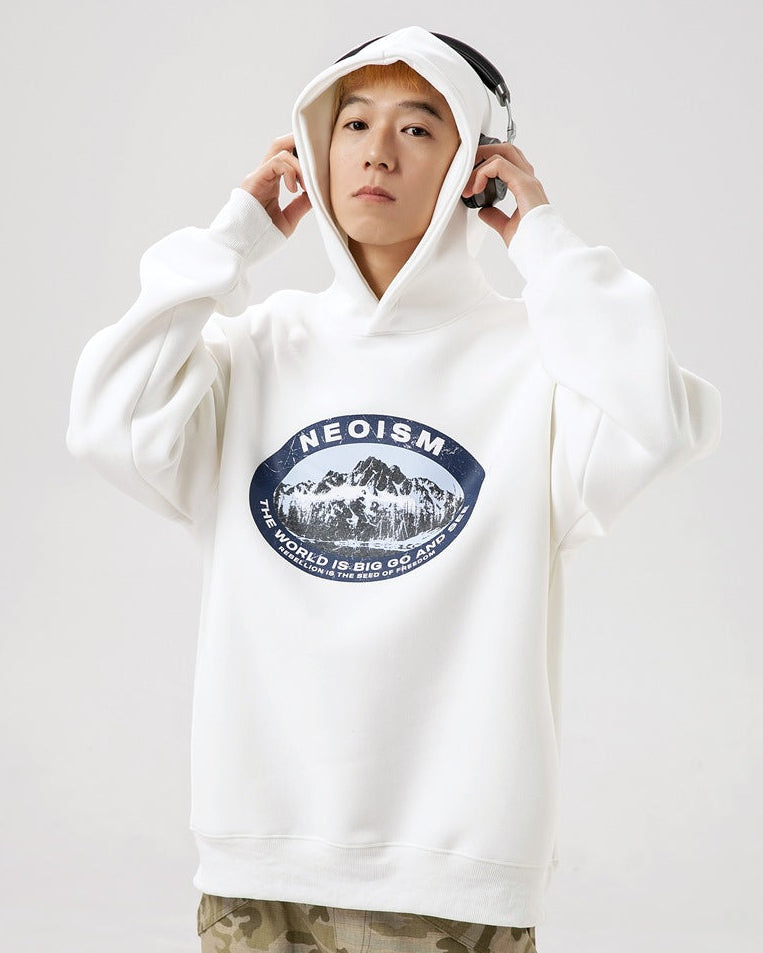 The Norvale Campus Hoodie Vintage Hooded Sweater