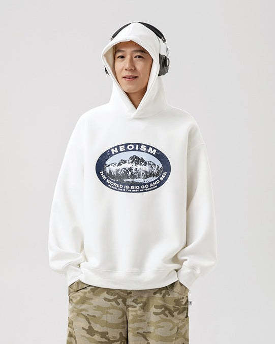 The Norvale Campus Hoodie Vintage Hooded Sweater