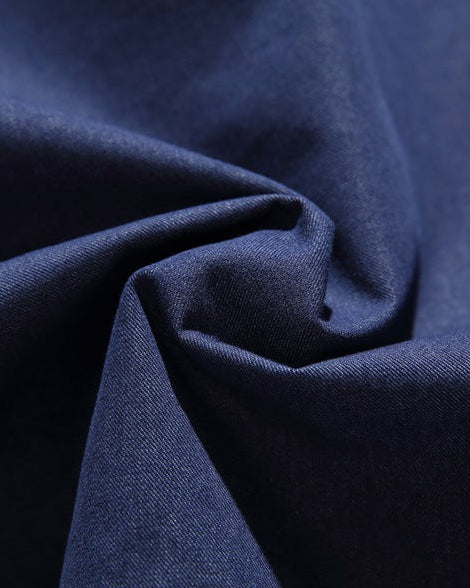 The Lexington PU Leather Pocket Denim Polo Shirt