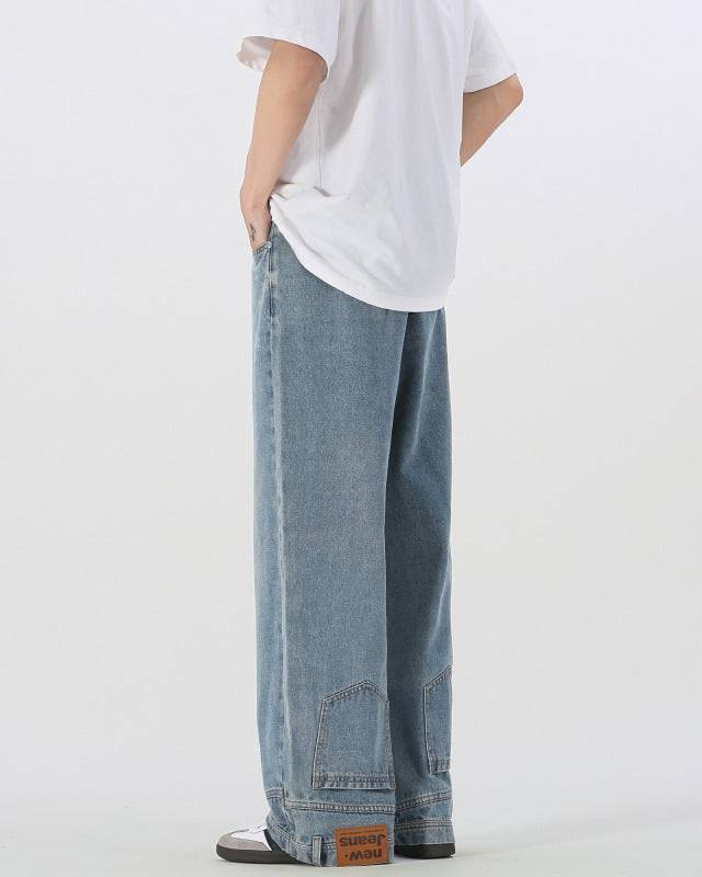 Reverse Edge Wide-Leg Jeans