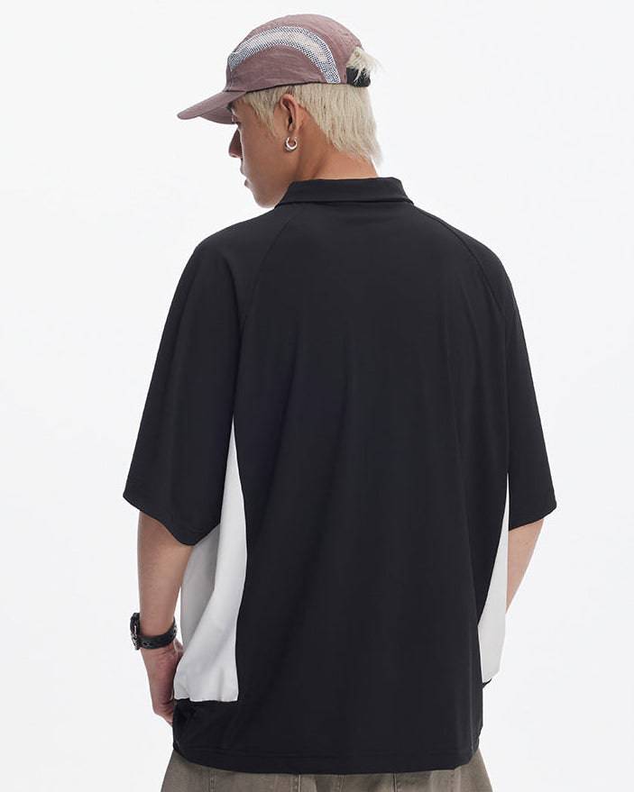 The Contour Knit Quarter-Zip Polo