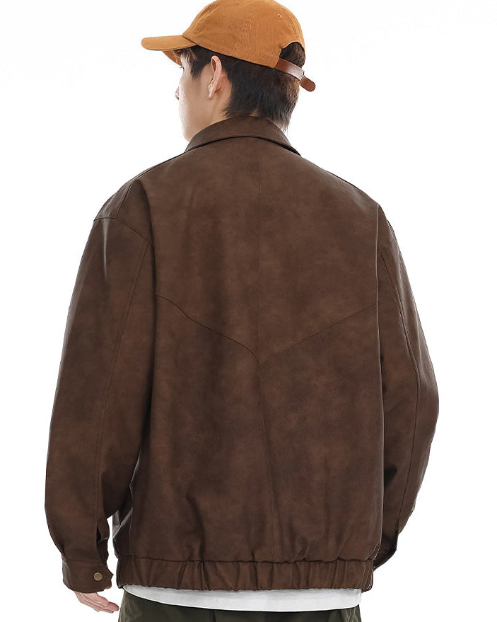 The Raventon Urban PU Leather Jacket