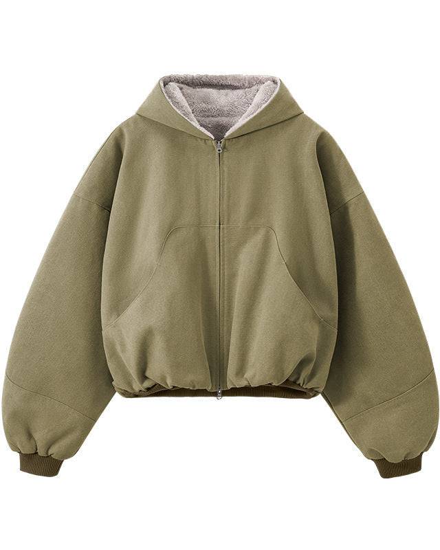 The ContourPlush Zip Cardigan Jacket